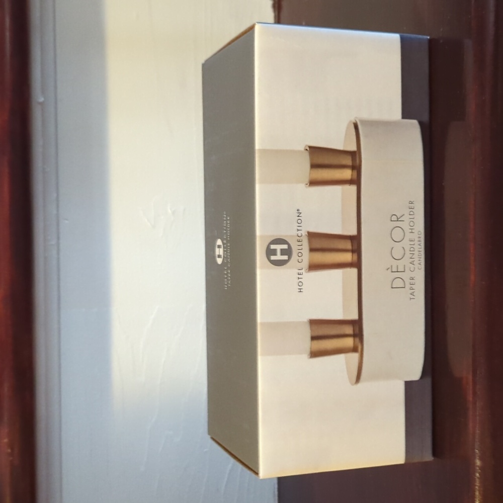 Hotel collection decor taper candle holder